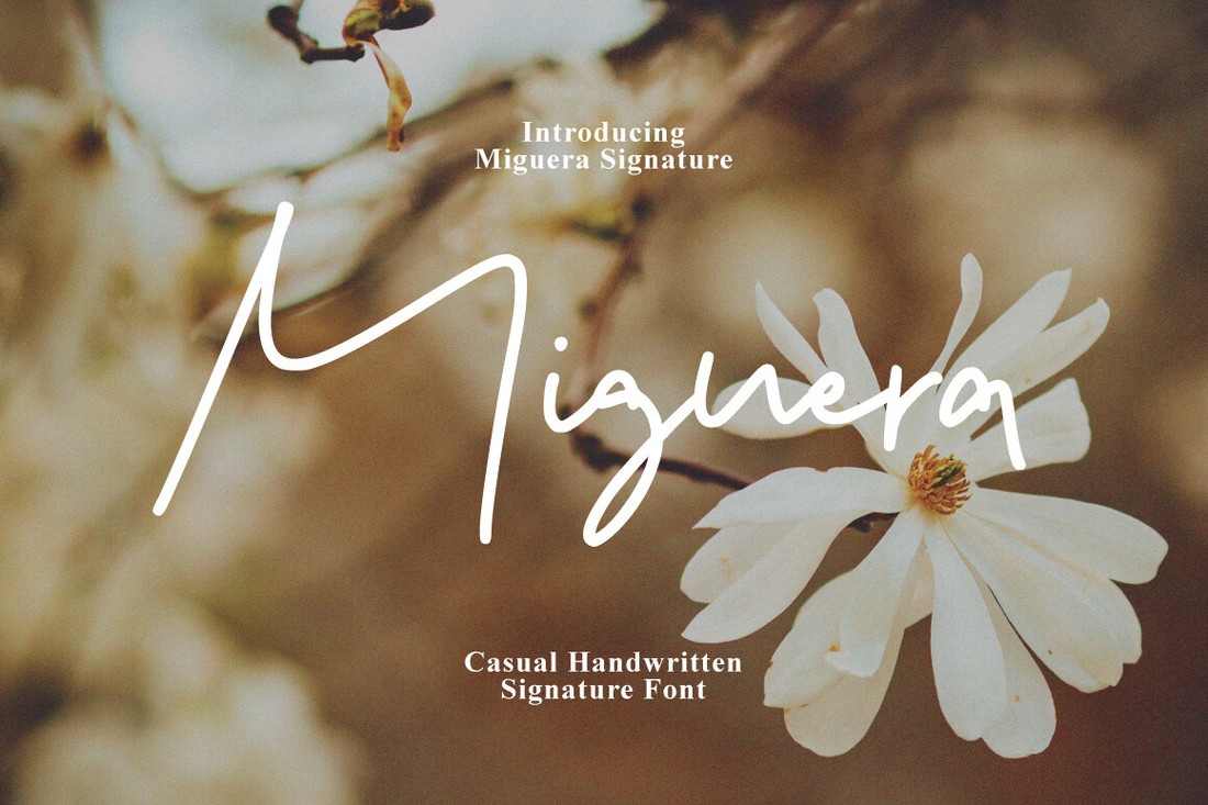 Шрифт Miguera Signature