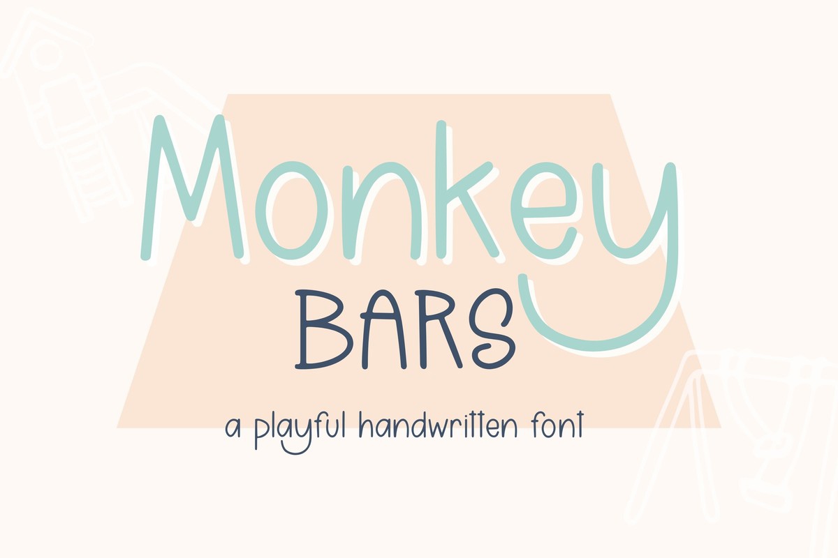 Шрифт Monkey Bars