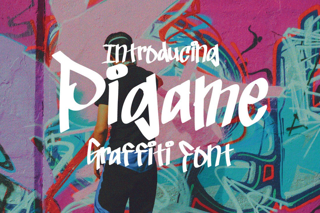 Шрифт Pigame Graffiti
