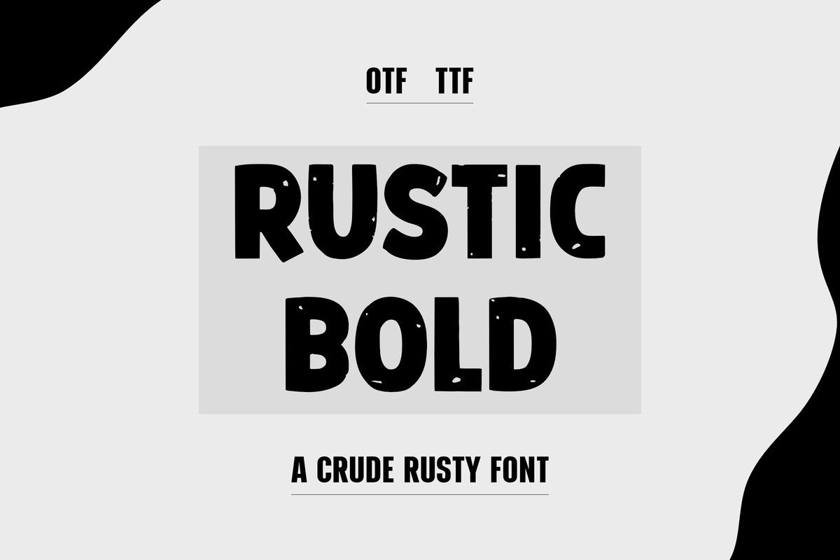 Шрифт Rustic Bold