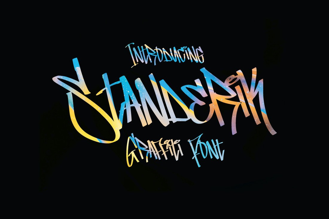 Шрифт Standerik Graffiti