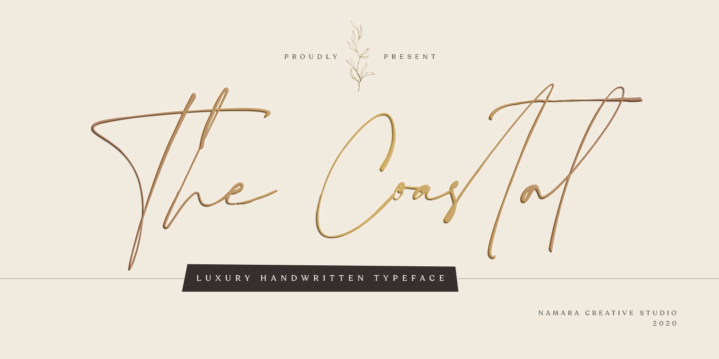 Шрифт The Coastal