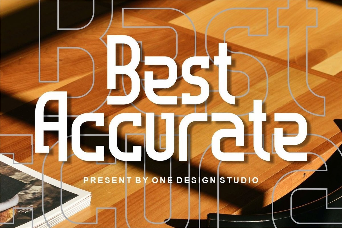 Шрифт Best Accurate