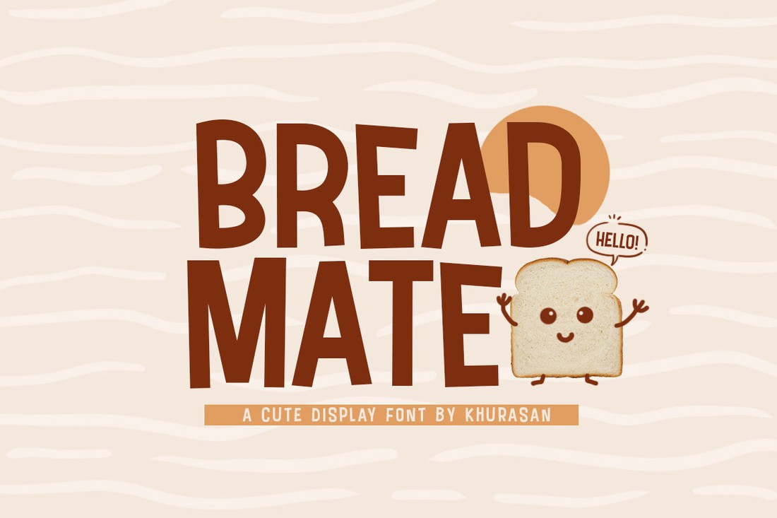 Шрифт Bread Mate