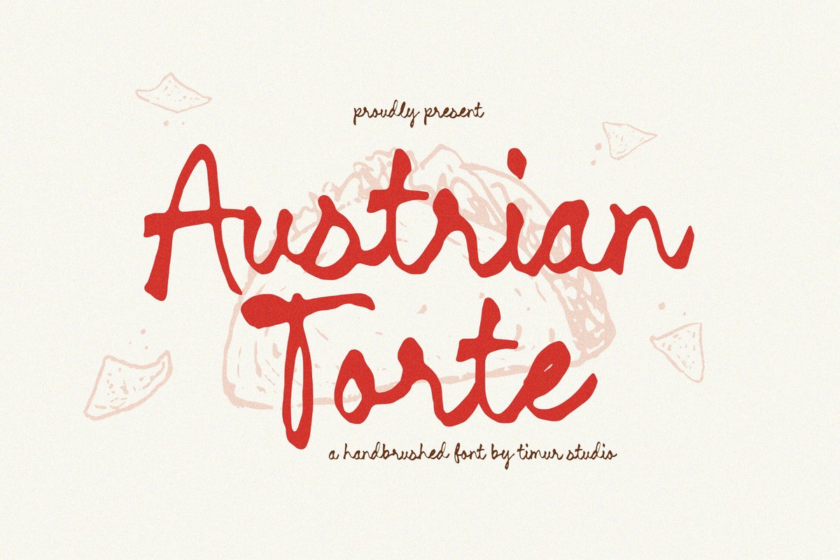 Шрифт Austrian Torte