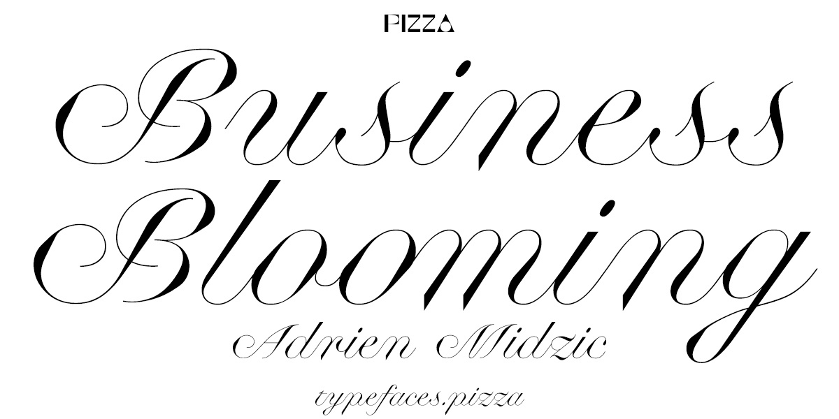 Шрифт Business Blooming