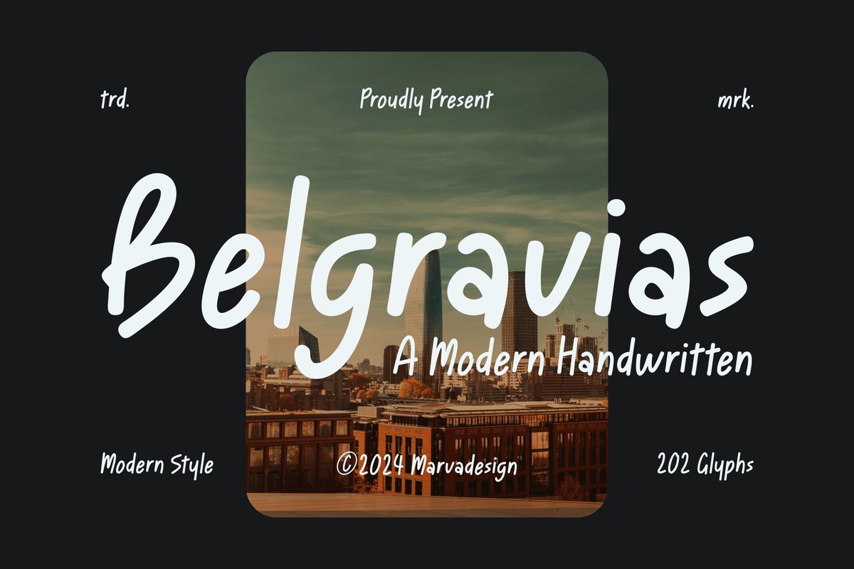 Шрифт Belgravias