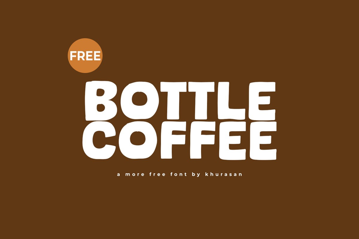 Шрифт Bottle Coffee