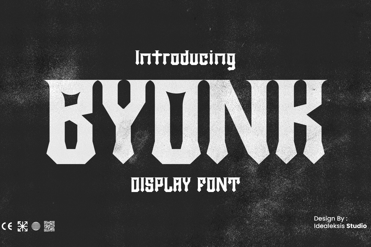Шрифт Byonk