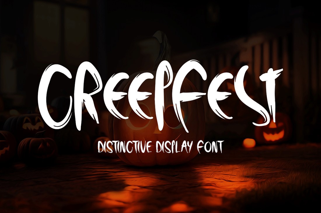 Шрифт Creepfest