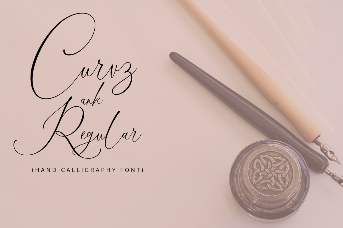 Шрифт Curvz Ank