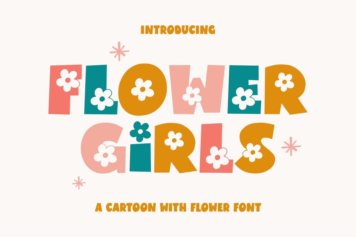 Шрифт Flower Girls