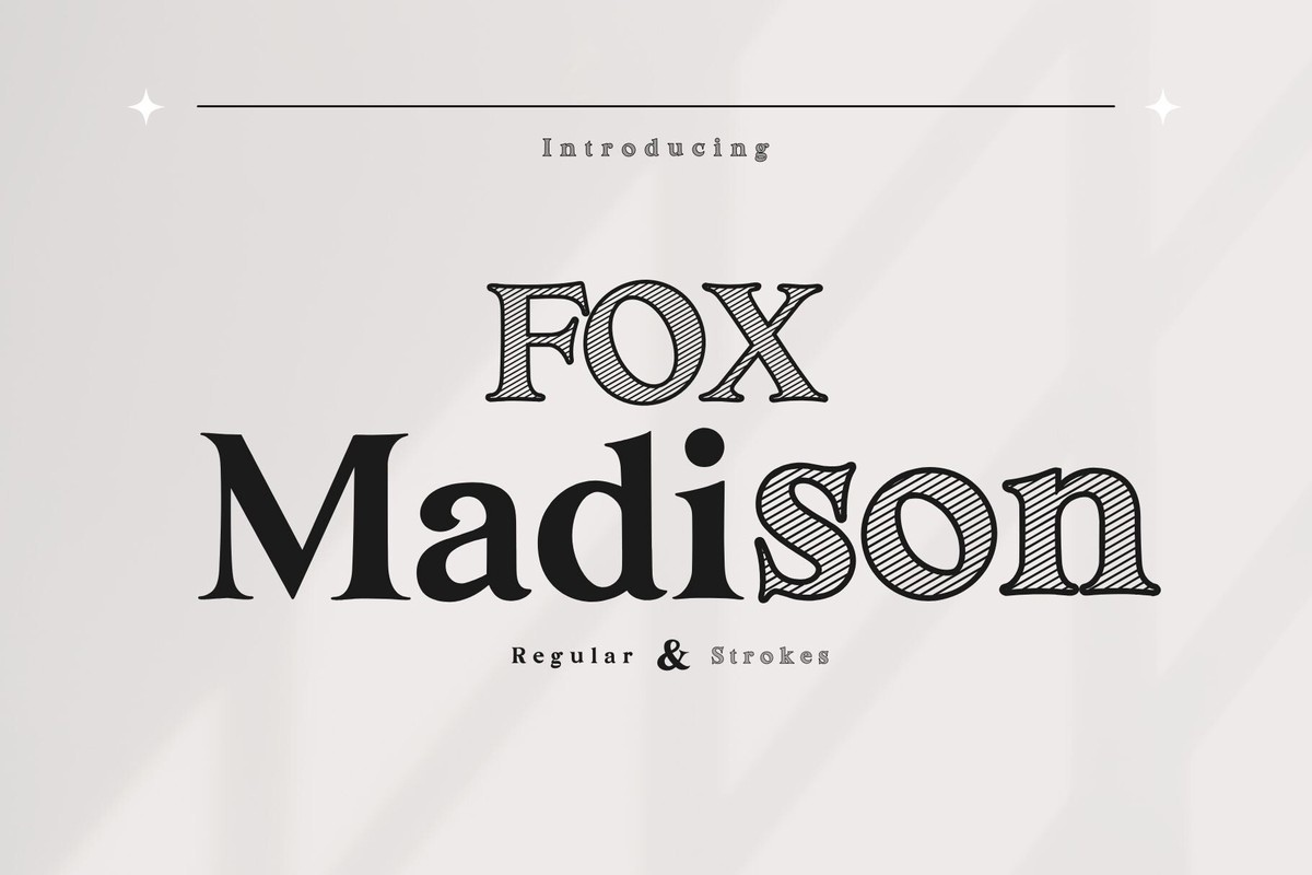 Шрифт Fox Madison