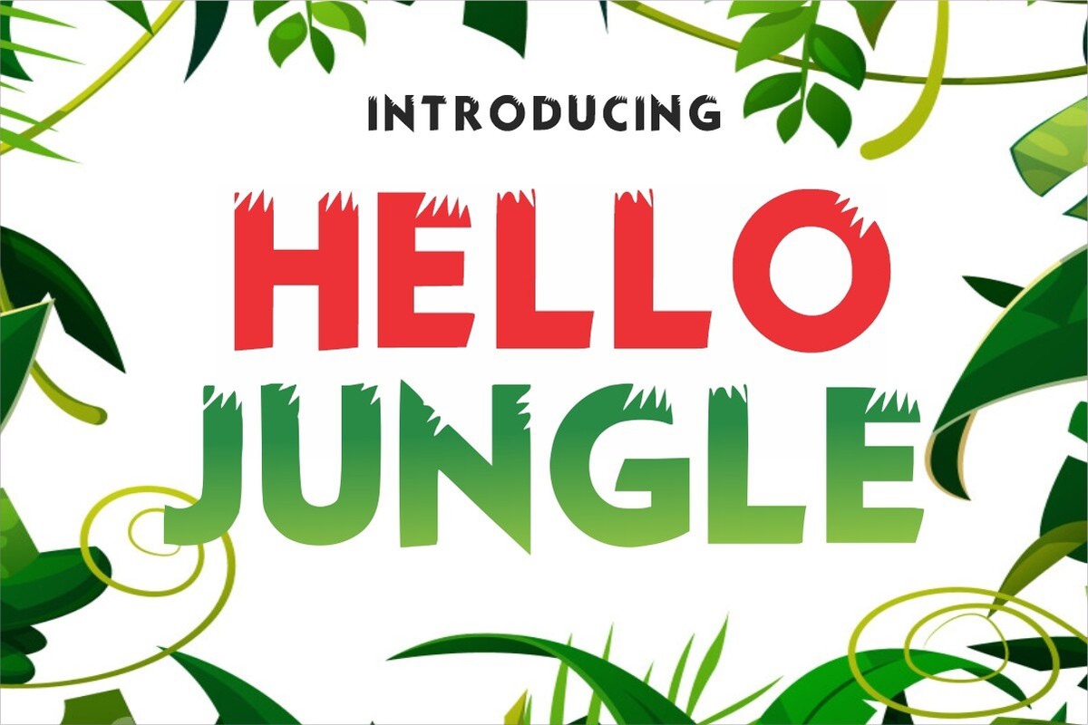 Шрифт Hello Jungle
