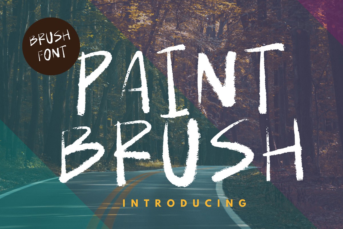 Шрифт Paint Brush