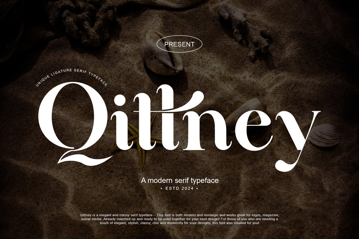 Шрифт Qittney