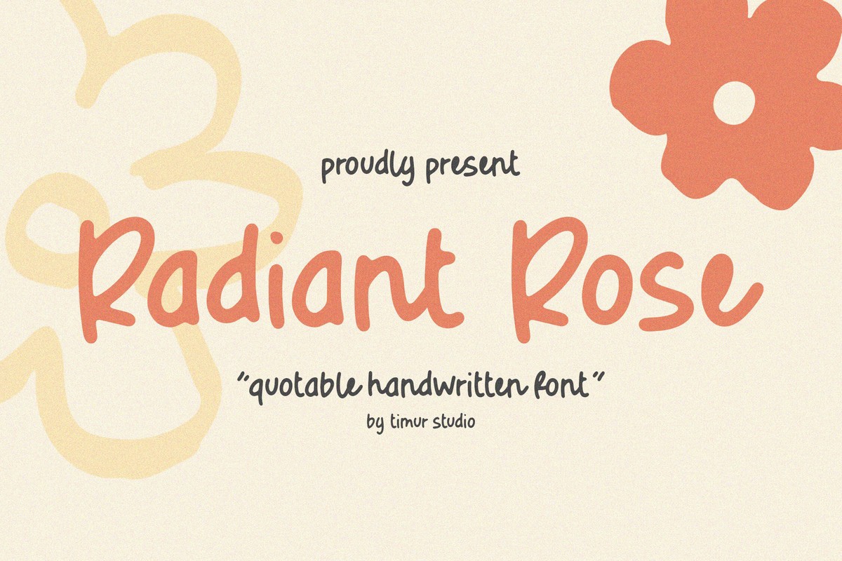 Шрифт Radiant Rose