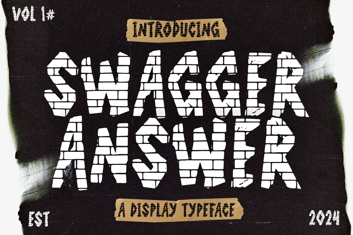 Шрифт Swagger Answer