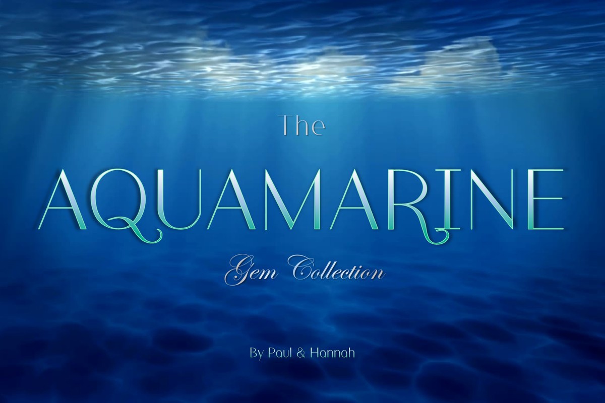 Шрифт The Aquamarine