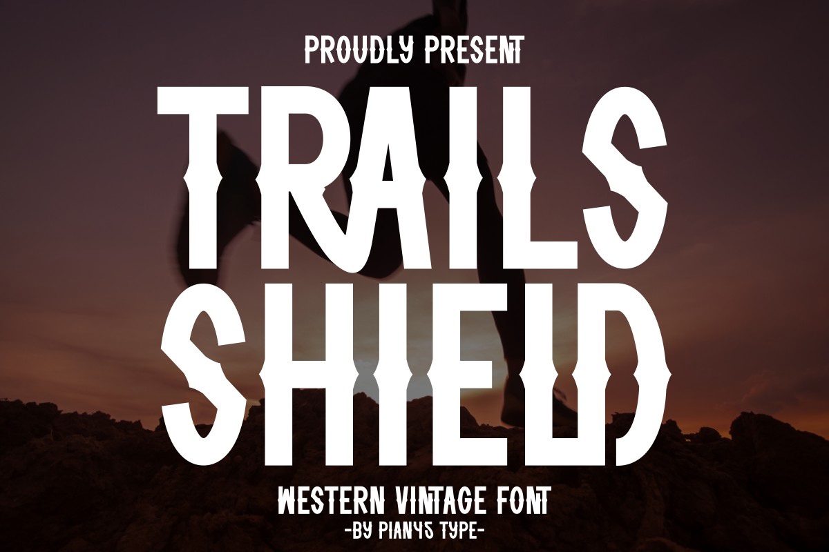 Шрифт Trails Shield