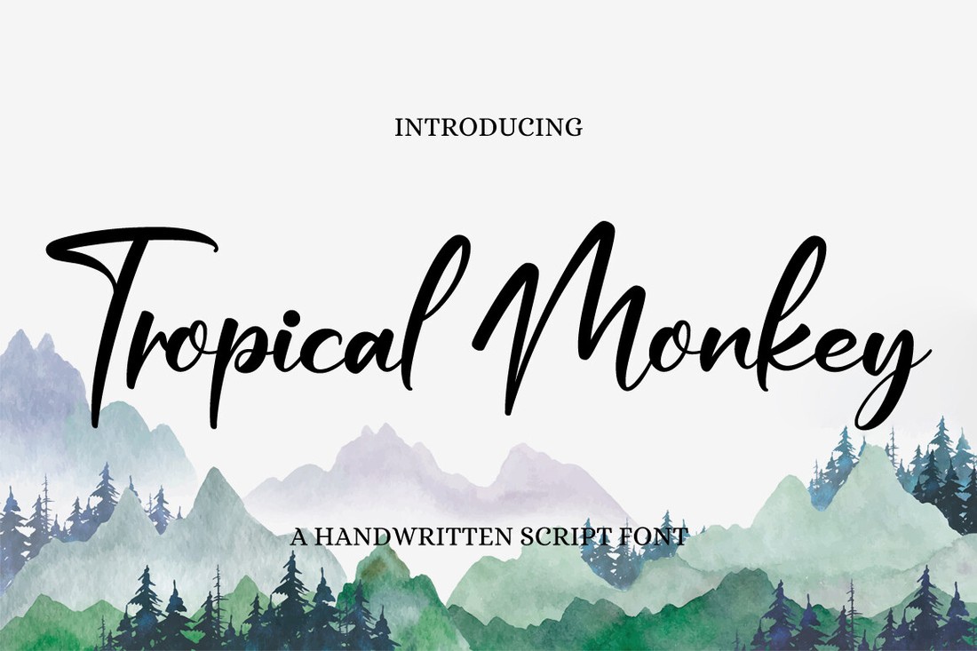 Шрифт Tropical Monkey