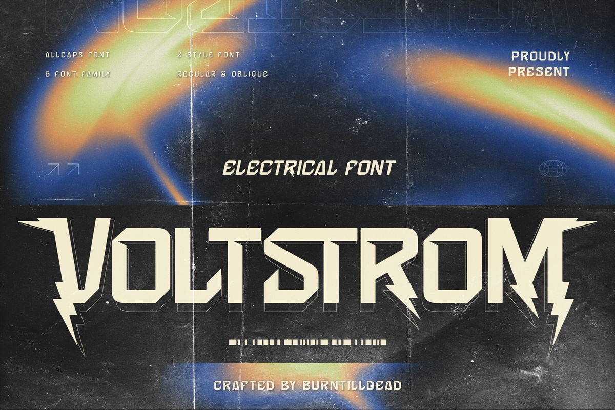Шрифт Voltstrom