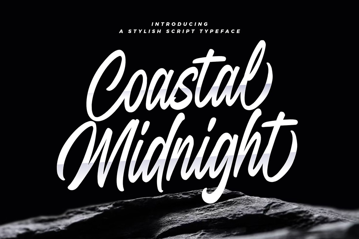 Шрифт Coastal Midnight