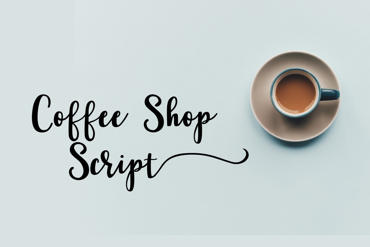 Шрифт Coffee Shop Script