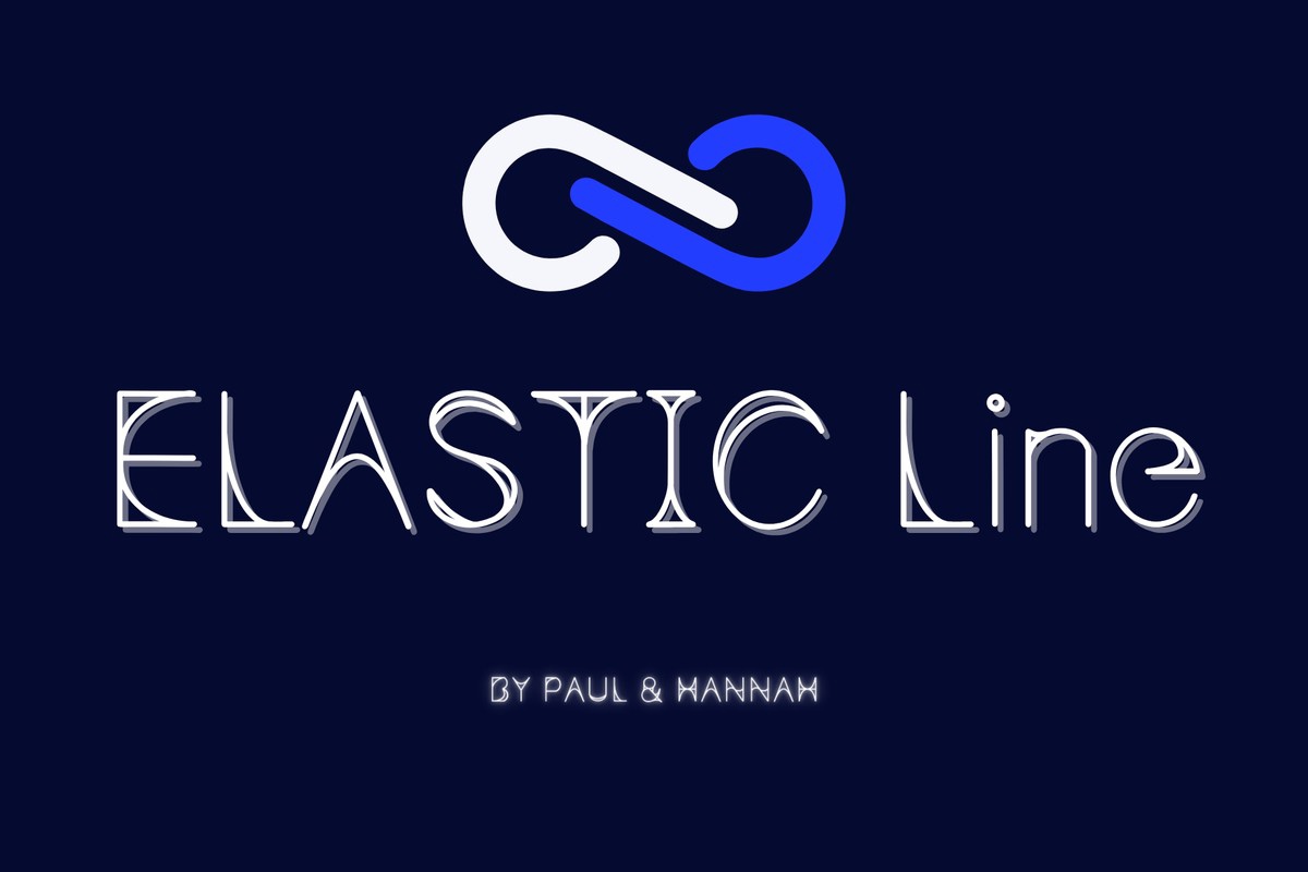 Шрифт Elastic Line