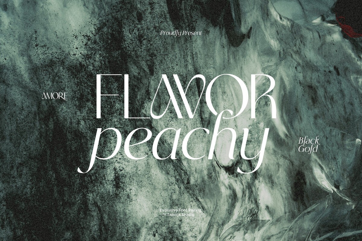 Шрифт Flavor Peachy