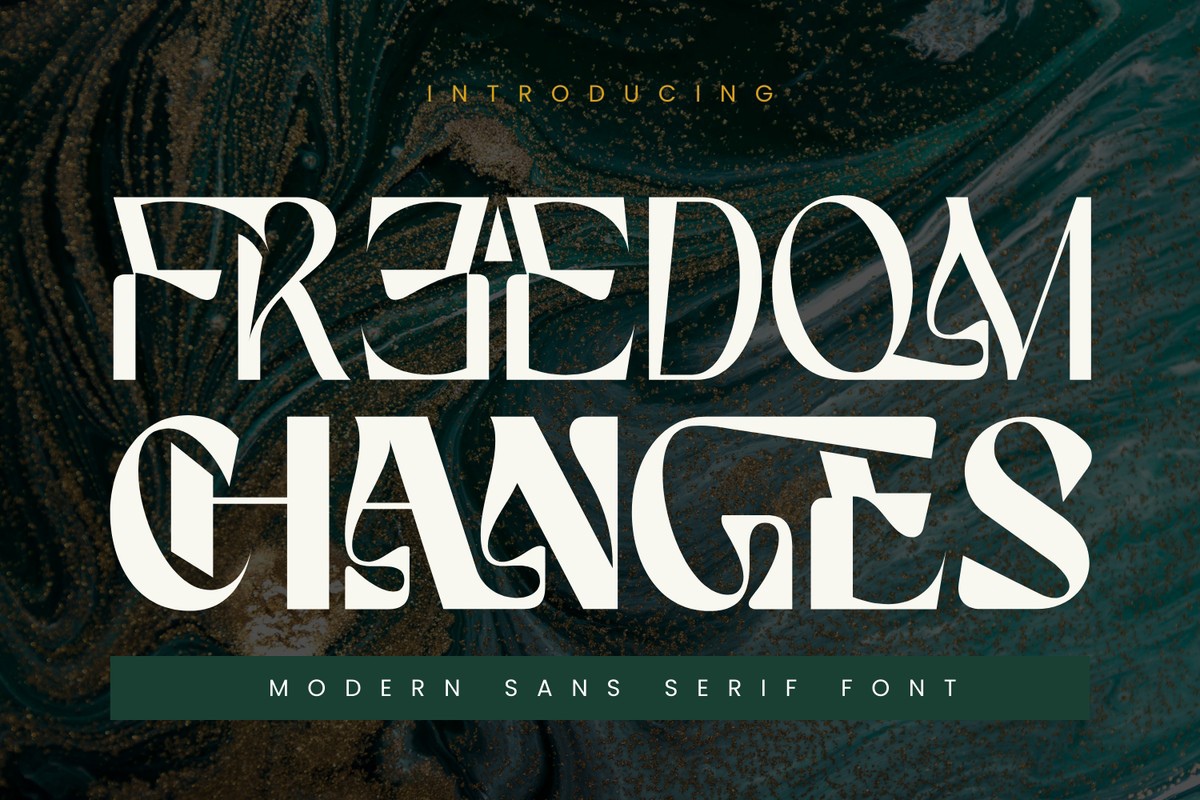 Шрифт Freedom Changes