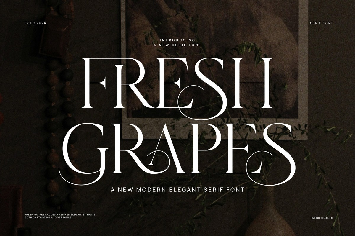 Шрифт Fresh Grapes