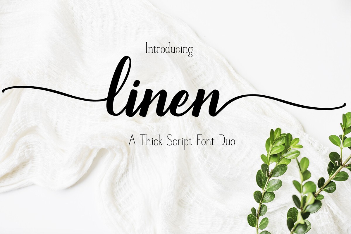 Шрифт Linen