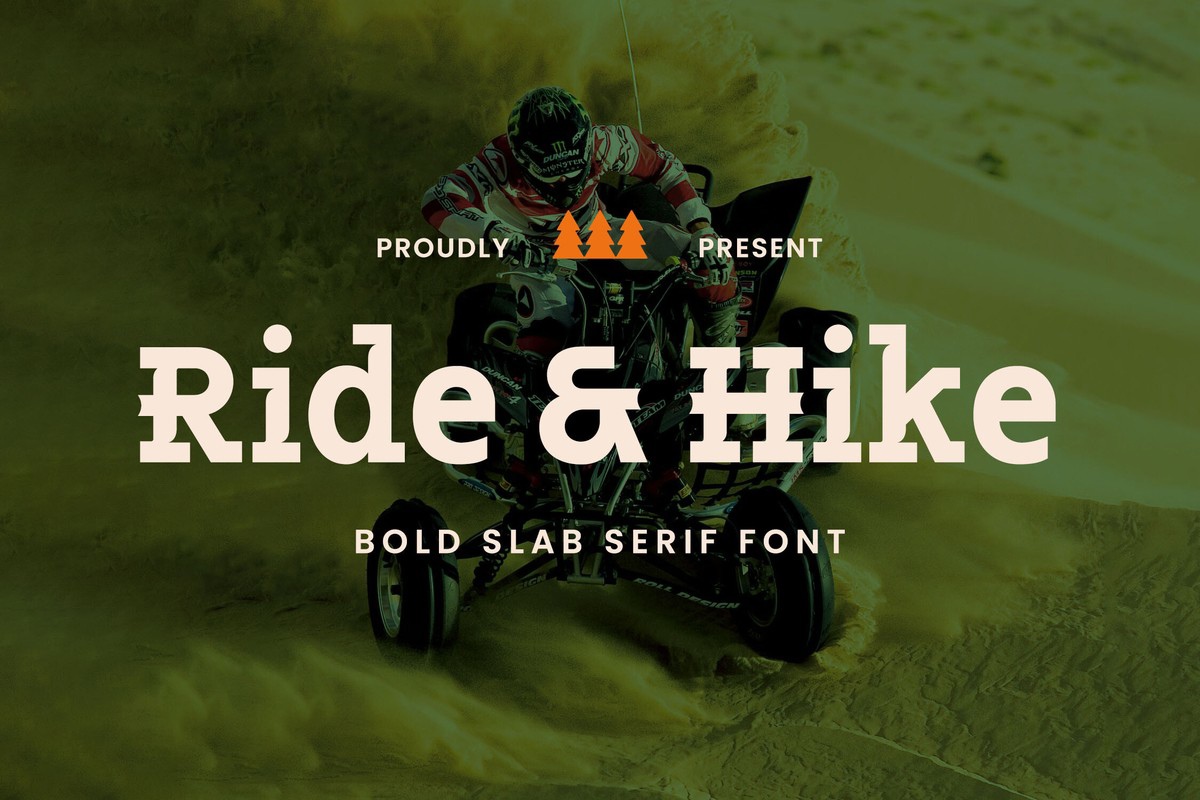 Шрифт Ride & Hike