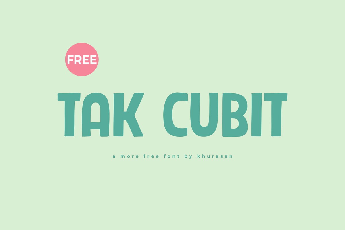 Шрифт Tak Cubit