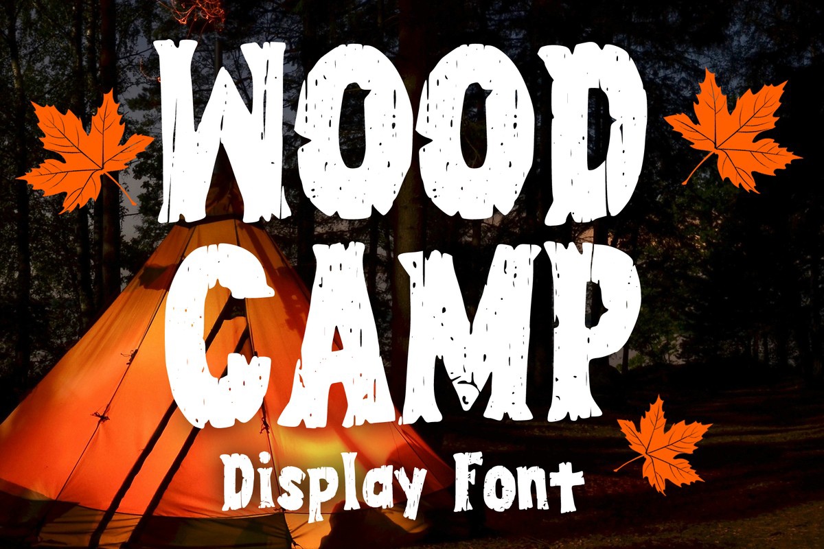 Шрифт Wood Camp