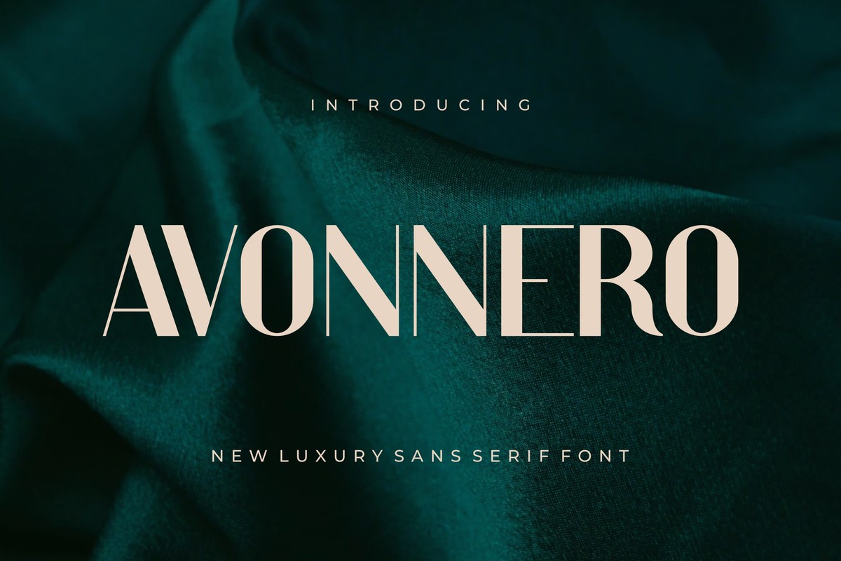 Шрифт Avonnero