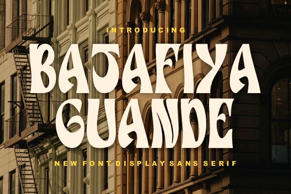 Шрифт Batafiya Guande