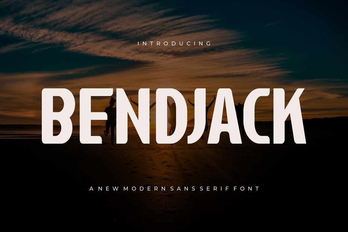 Шрифт Bendjack
