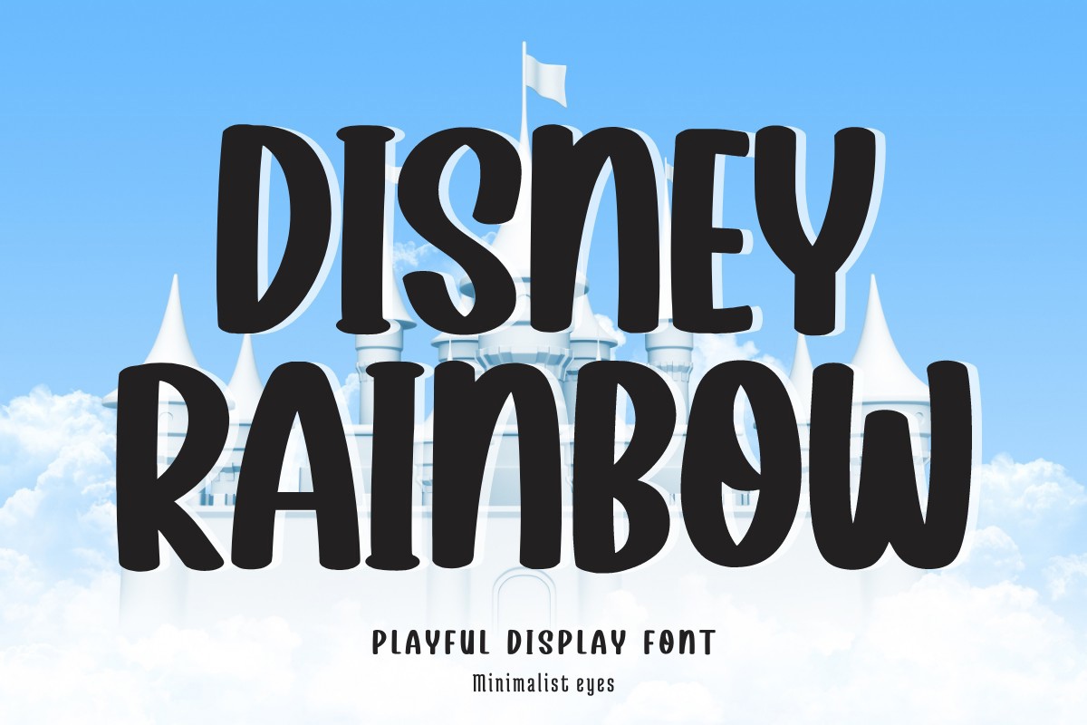 Шрифт Disney Rainbow