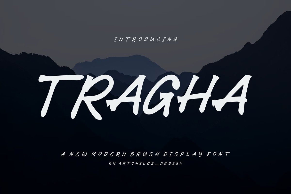 Шрифт The Tragha