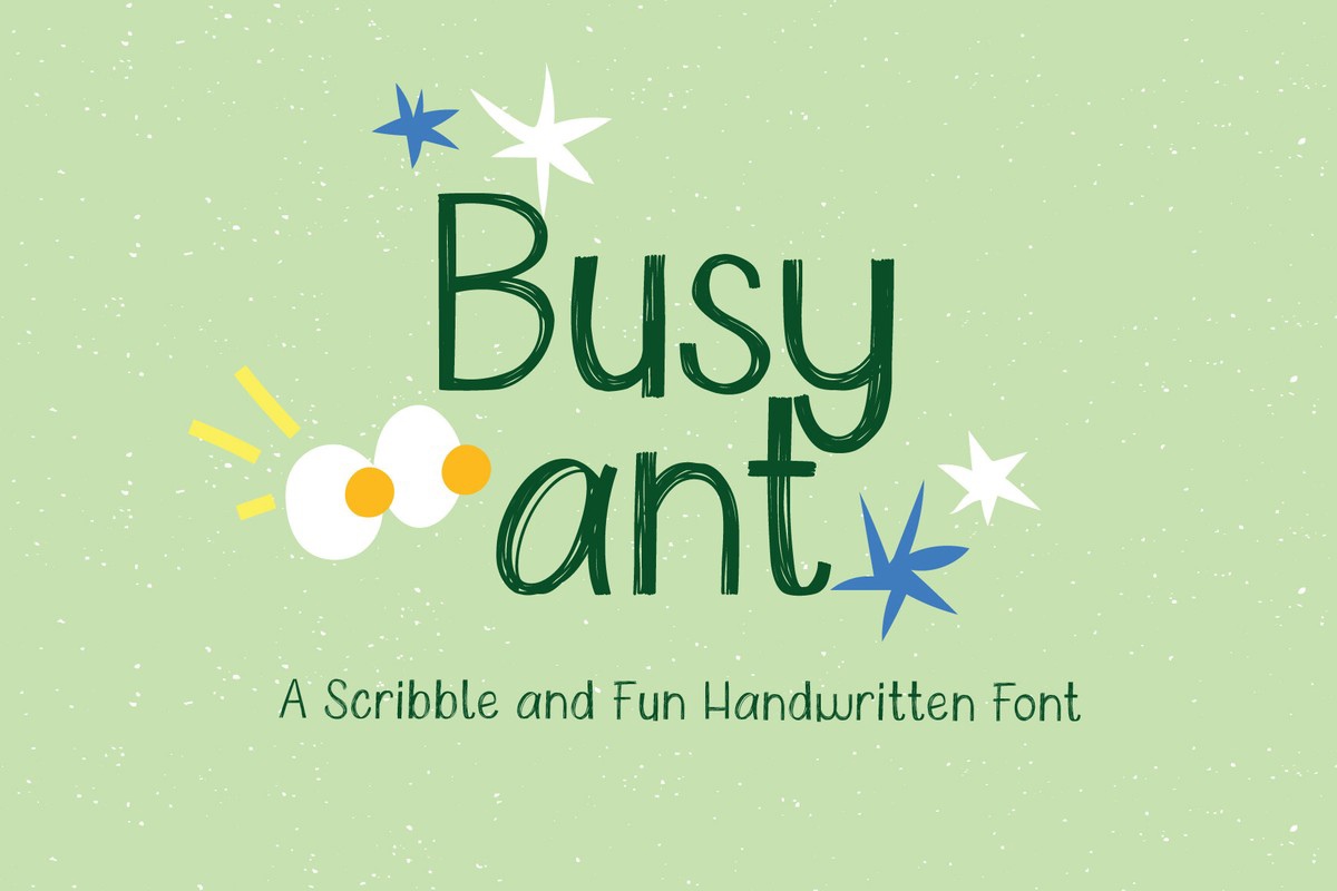 Шрифт BusyAnt
