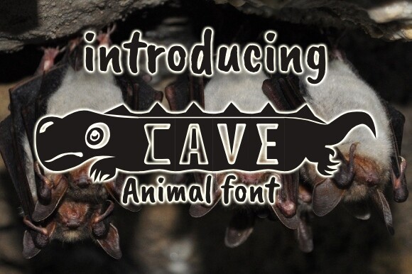 Шрифт Cave