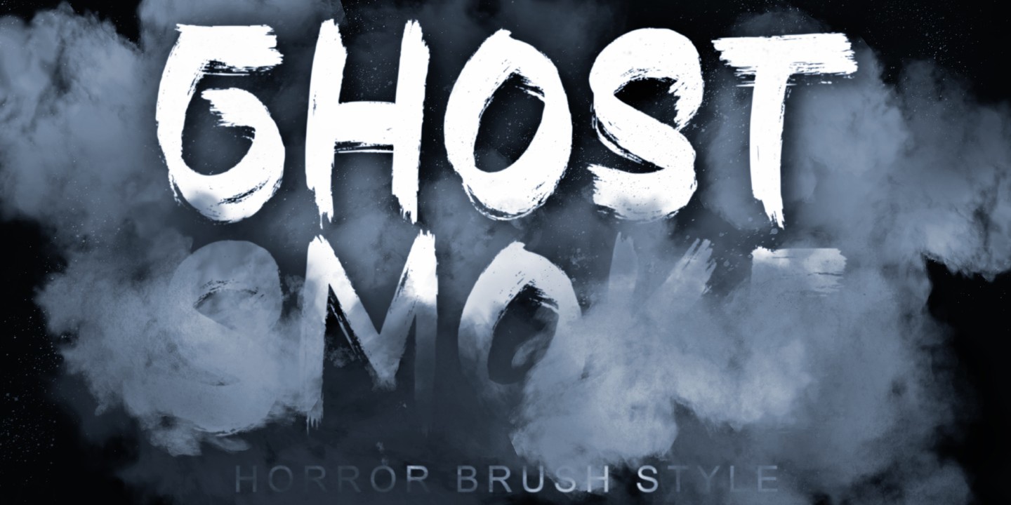 Шрифт Ghost Smoke