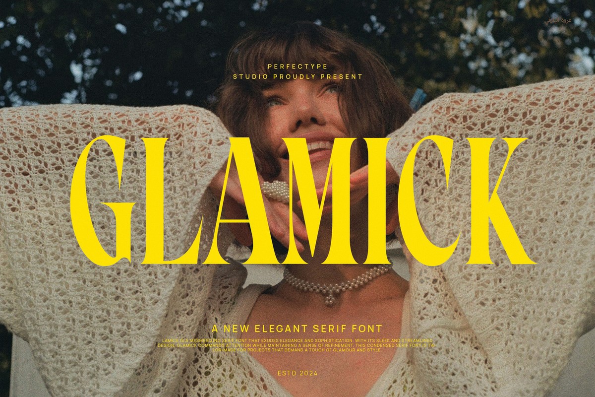 Шрифт Glamick