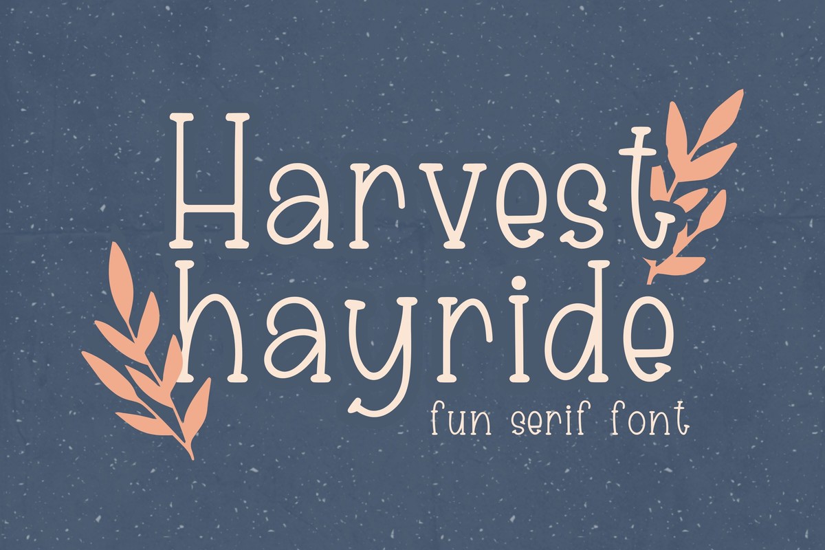 Шрифт Harvest Hayride