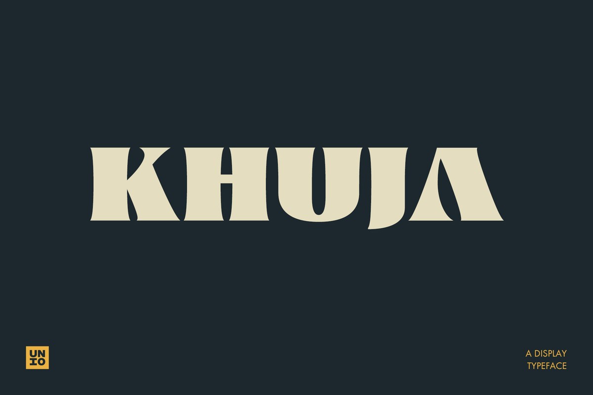 Шрифт Khuja