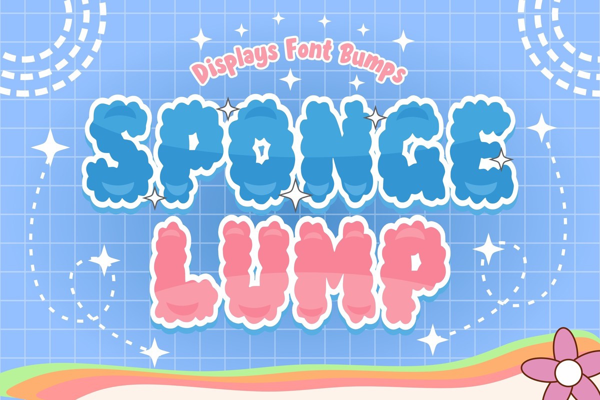 Шрифт Sponge Lump
