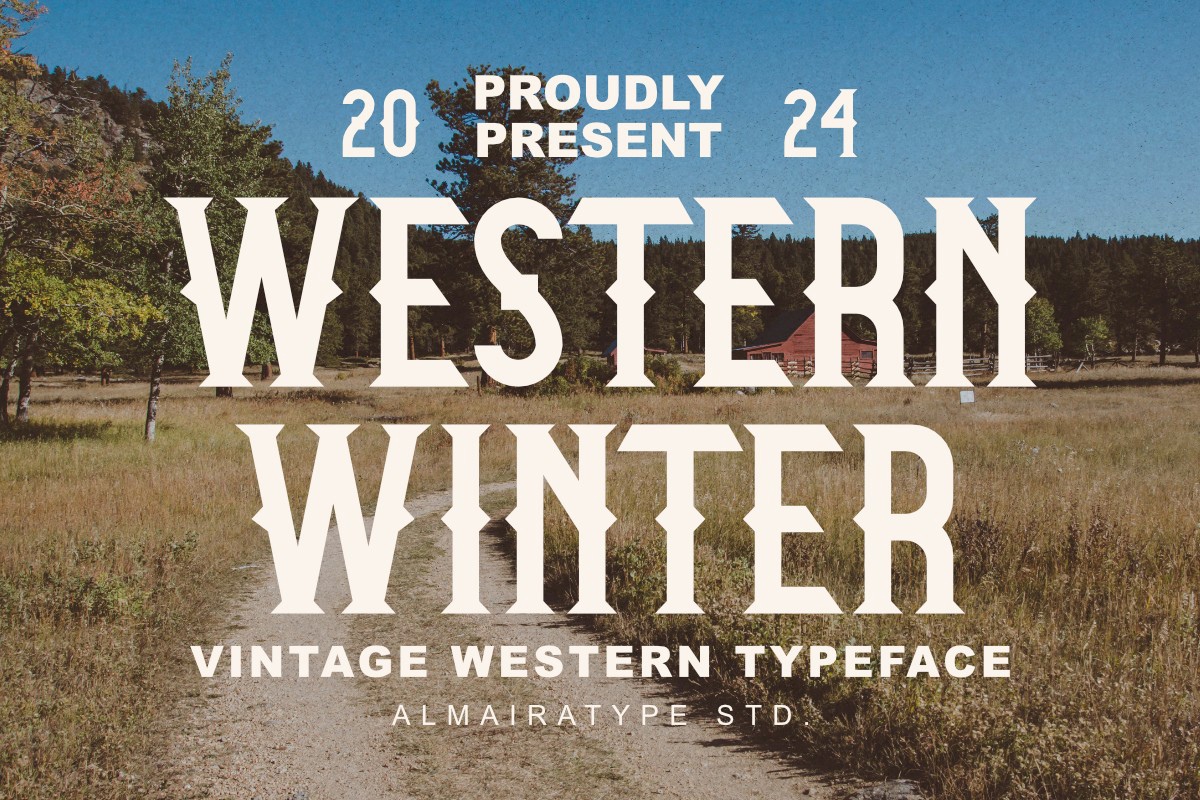 Шрифт Western Winter