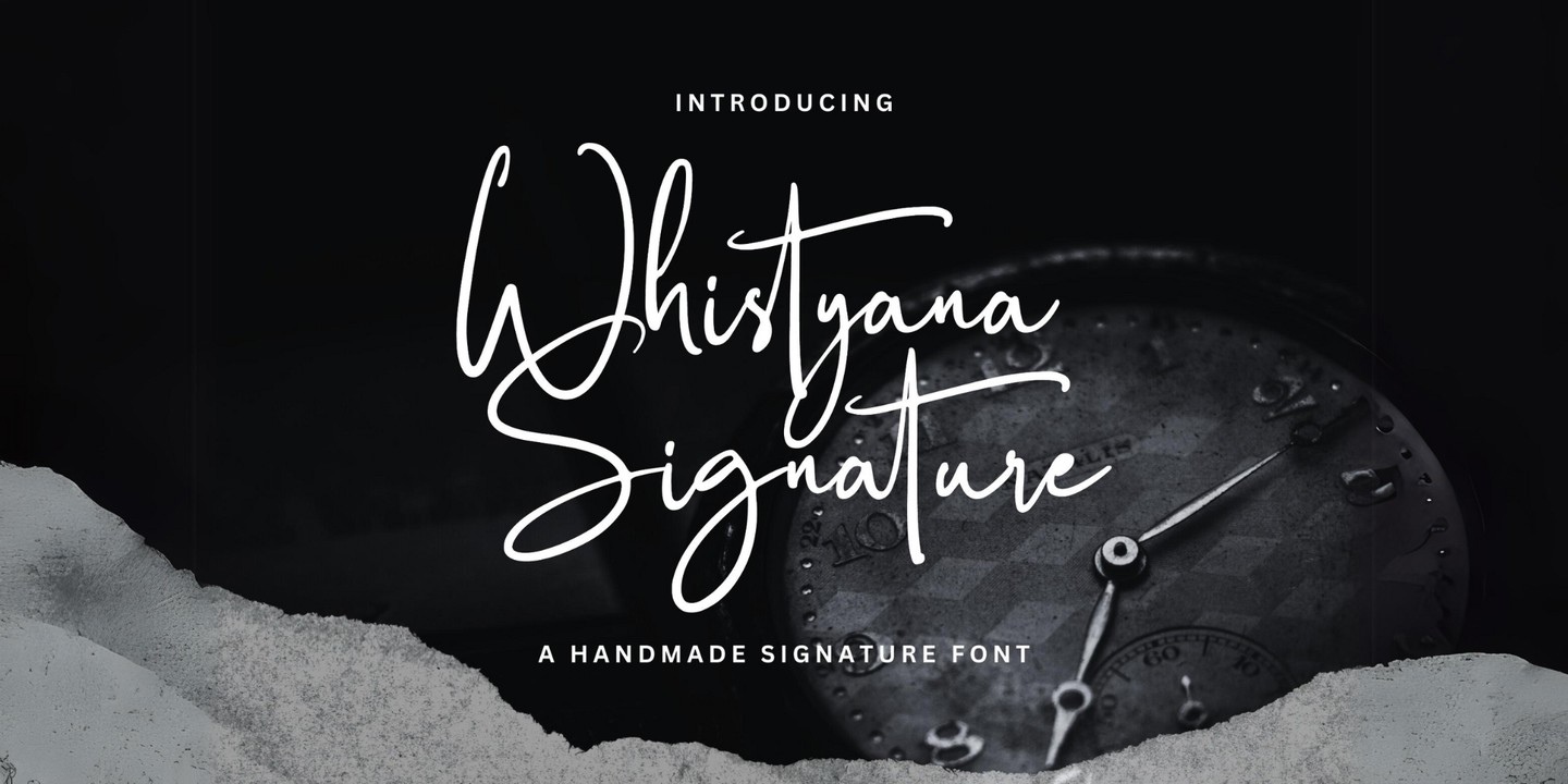 Шрифт Whistyana Signature